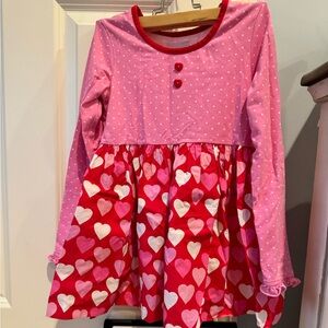 Girls 8/10 Eleanor Rose Valentines Top